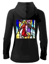 Vitráž - Ježiš a kríž