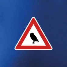 Dopravná značka - Pozor sova