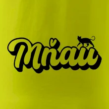 Mňau nápis