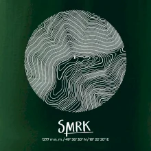 Smrk - vrstevnice v kruhu