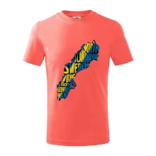 Mapy - názvy miest - Švédsko