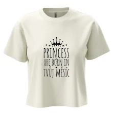 Princesses are born in (Vlastný nápis mesiac narodenia)