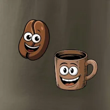 Parové tričko - Hrnček a káva