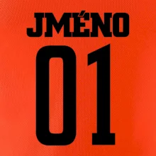 Futbalový dres - vlastné meno a číslo