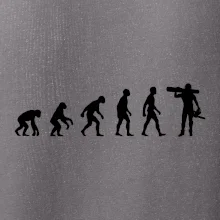 Evolúcia drevorubač - píla a kmeň