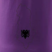 Albánsko obrys mapa