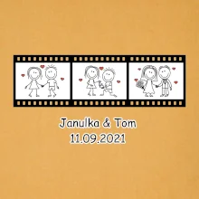 Svadobný deň - váš nápis (Hana-creative)