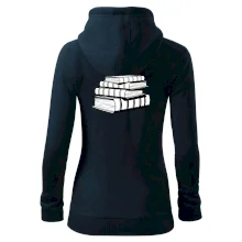 Knihy čiernobiele na sebe