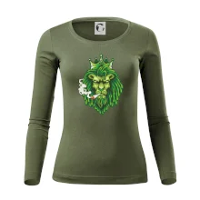 Zhulený lev zelený