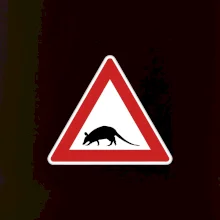 Dopravná značka - krysa