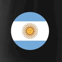 Argentína vlajka guľatá