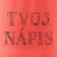 Steampunk vlastný nápis Steampunk vlastný nápis