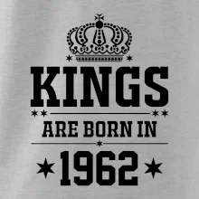 Kings are born in 1962 Kings are born in 1962