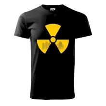 Rádioaktivita - silueta mesta