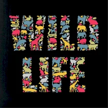 Wild Life nápis zo zvierat Wild Life nápis zo zvierat