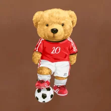 Futbalista medvedík číslo