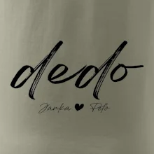 Dedo - tričko menami detí písacie písmo