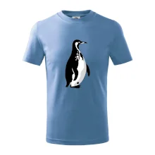 Tučniak čiernobiely z boku