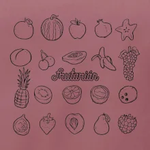 Frutarián ovocie vo štvorci