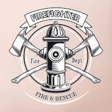 Firefighter logo Fire and rescue