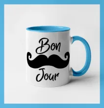 Mustache Bon Jour