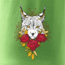 Rys s červenými ružami (Pecka design)