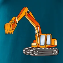 Bager bez nápisu oranžový