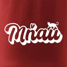 Mňau nápis