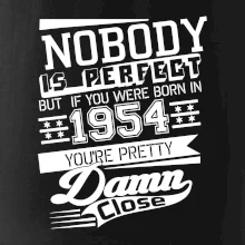 Nobody is perfect - 1954