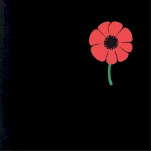 Vlčí mak ikonka na prsníku