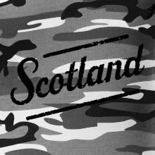 Scotland Vintage nápis Scotland Vintage nápis