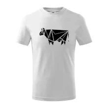 Origami krava z boku