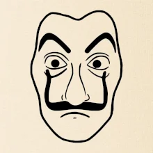 Maska do tlačiarne peňazí