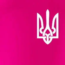 Ukrajina trojzubec prsník