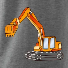 Bager bez nápisu oranžový Bager bez nápisu oranžový