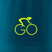 GO - Fluo cyklista malý