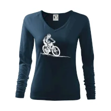 MTB kreslený cyklista MTB kreslený cyklista