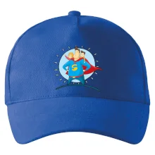 Táta superman - dievča a chlapec Táta superman - dievča a chlapec