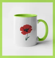 Vlčí mak kreslený veľký