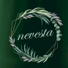 Nevesta kvetinový kruh zelený