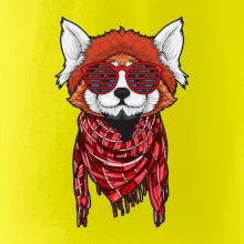 Červená panda hipster