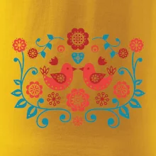 folklór - dva červené vtáčiky folklór - dva červené vtáčiky