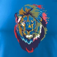 Hlava leva kreslená jednoduchá