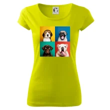 Psi šteňatá koláž