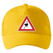 Dopravná značka - Pozor pštros