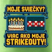 Moje sviečky viac ako moje strikeouty