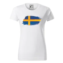 Švédska vlajka kreslená