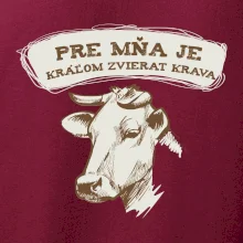 Pre mňa je kráľom zvierat krava
