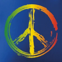 Peace symbol paint