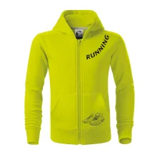 Running nápis šikmo